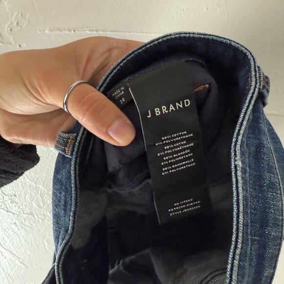 J Brand Rolled Cuff Denim Shorts Size 29 Mid Rise‎ Stretch Jean Summer Casual - Picture 5 of 8